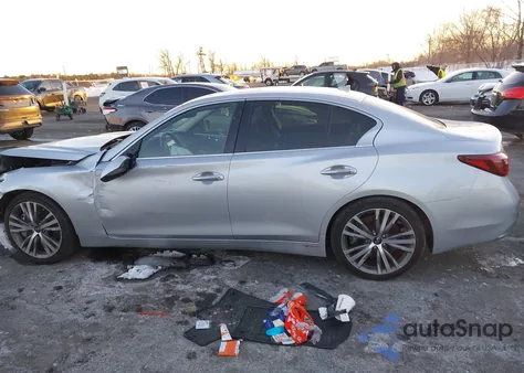 2019 Infiniti Q50 3.0T Sport z USA, uszkodzony, nr VIN JN1EV7AP3KM540288